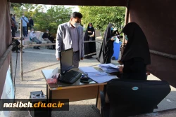 حضور معاون محترم فرهنگی دانشگاه فرهنگیان در محل مصاحبه پردیس نسیبه 7