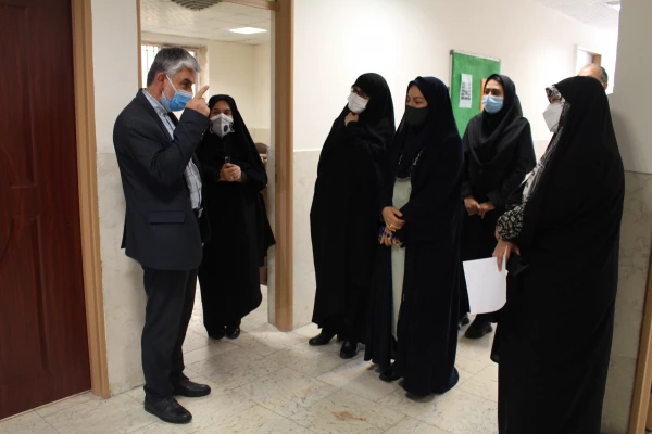 بازدید معاونین محترم آموزشی و نظارت و ارزیابی دانشگاه فرهنگیان از روند انجام مصاحبه در پردیس نسیبه 2
