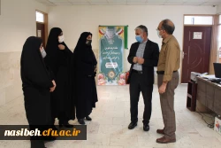 بازدید معاونین محترم آموزشی و نظارت و ارزیابی دانشگاه فرهنگیان از روند انجام مصاحبه در پردیس نسیبه 3