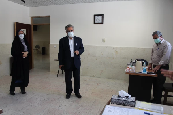 بازدید معاونین محترم آموزشی و نظارت و ارزیابی دانشگاه فرهنگیان از روند انجام مصاحبه در پردیس نسیبه 6