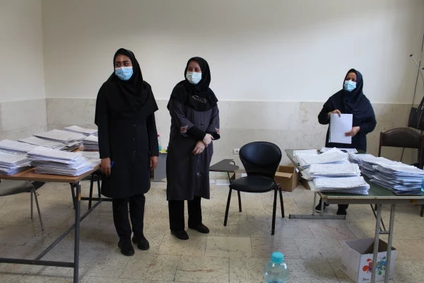 بازدید معاونین محترم آموزشی و نظارت و ارزیابی دانشگاه فرهنگیان از روند انجام مصاحبه در پردیس نسیبه 7