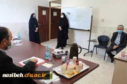 بازدید معاونین محترم آموزشی و نظارت و ارزیابی دانشگاه فرهنگیان از روند انجام مصاحبه در پردیس نسیبه 8