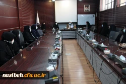 معارفه نماینده دفتر نهاد مقام معظم رهبری در پردیس نسیبه 3