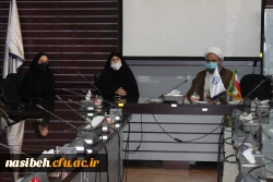 معارفه نماینده دفتر نهاد مقام معظم رهبری در پردیس نسیبه 5