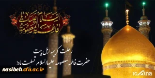 رحلت کریمه اهل بیت حضرت معصومه (س) تسلیت باد .