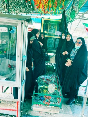زیارت مزار مطهر شهدا به مناسبت گرامیداشت هفته بسیج 3