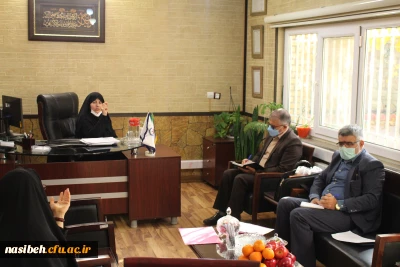 بازدید مشاوران ارشد ریاست دانشگاه فرهنگیان از پردیس نسیبه