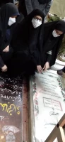 حضورسرپرست پردیس نسیبه وهمکاران واحد پژوهش درمزار شهید سردارسلیمانی  2