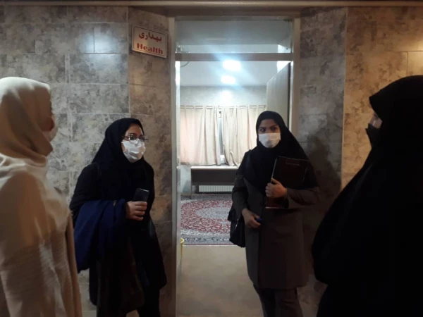 بازدید کارشناسان محترم مرکز بهداشت شمالغرب تهران از پردیس نسیبه 3