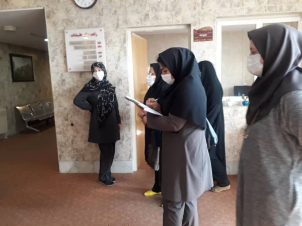 بازدید کارشناسان محترم مرکز بهداشت شمالغرب تهران از پردیس نسیبه 4