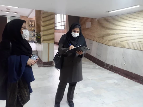 بازدید کارشناسان محترم مرکز بهداشت شمالغرب تهران از پردیس نسیبه 5