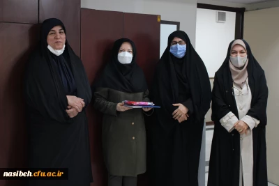 تقدیر و تشکر سرپرست پردیس نسیبه از همکاران محترم آموزش