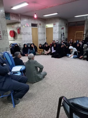 نشست دانشجو معلمان نسیبه با معاونت ارزیابی و عملکرد سازمان  2