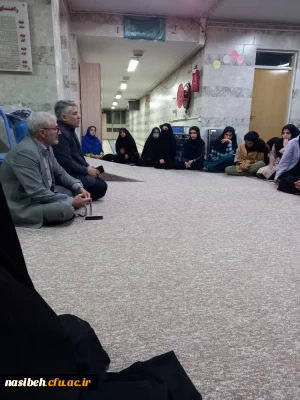 نشست دانشجو معلمان نسیبه با معاونت ارزیابی و عملکرد دانشگاه فرهنگیان 