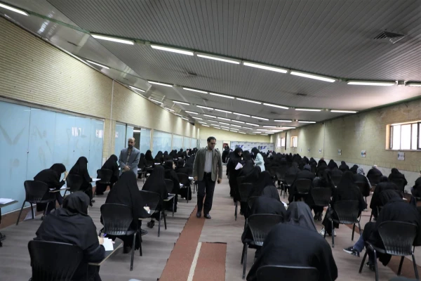 بازدید سرزده سرپرست دانشگاه فرهنگیان در اولین روز برگزاری امتحانات - پردیس نسیبه تهران 2