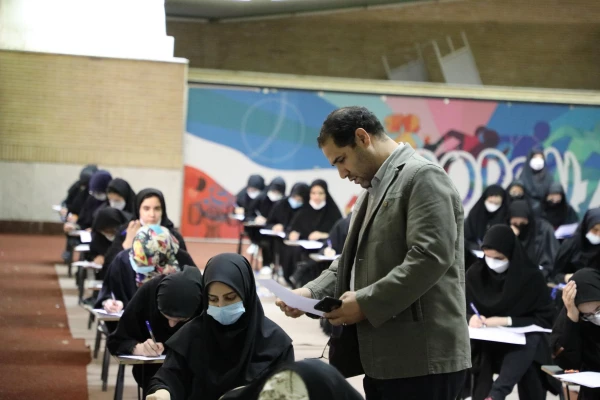 بازدید سرزده سرپرست دانشگاه فرهنگیان در اولین روز برگزاری امتحانات - پردیس نسیبه تهران 3