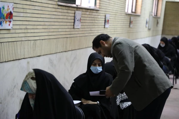 بازدید سرزده سرپرست دانشگاه فرهنگیان در اولین روز برگزاری امتحانات - پردیس نسیبه تهران 4