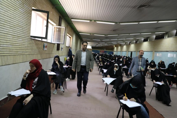 بازدید سرزده سرپرست دانشگاه فرهنگیان در اولین روز برگزاری امتحانات - پردیس نسیبه تهران 5