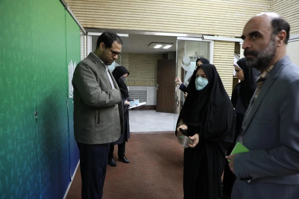 بازدید سرزده سرپرست دانشگاه فرهنگیان در اولین روز برگزاری امتحانات - پردیس نسیبه تهران 7