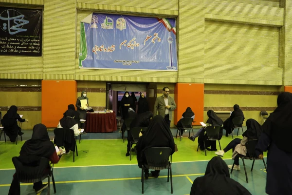 بازدید سرزده سرپرست دانشگاه فرهنگیان در اولین روز برگزاری امتحانات - پردیس نسیبه تهران 8