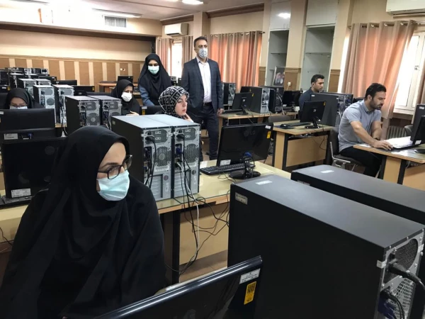 برگزاری آزمون حضوری الکترونیکی مهارت آموزان 3