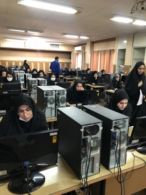برگزاری آزمون حضوری الکترونیکی مهارت آموزان 9