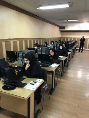 برگزاری آزمون حضوری الکترونیکی مهارت آموزان 10