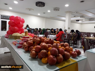 برگزاری مراسم شب یلدا 