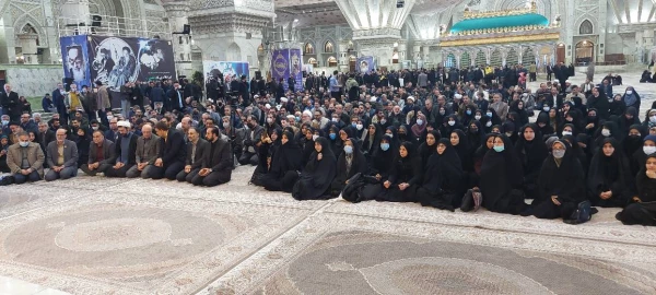 تجدید میثاق سرپرست،  اساتید ،کارکنان و دانشجو معلمان پردیس نسیبه با آرمان های امام راحل و شهدای انقلاب اسلامی 2