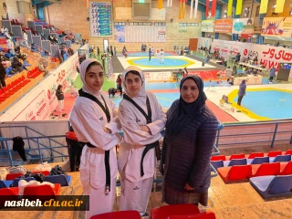 اعزام دانشجومعلمان پردیس نسیبه به اردوی انتخابی تیم ملی تکواندو