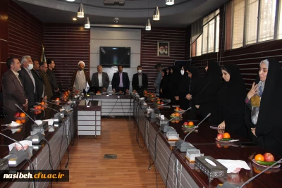 آیین تکریم و معارفه سرپرست جدید پردیس نسیبه تهران 