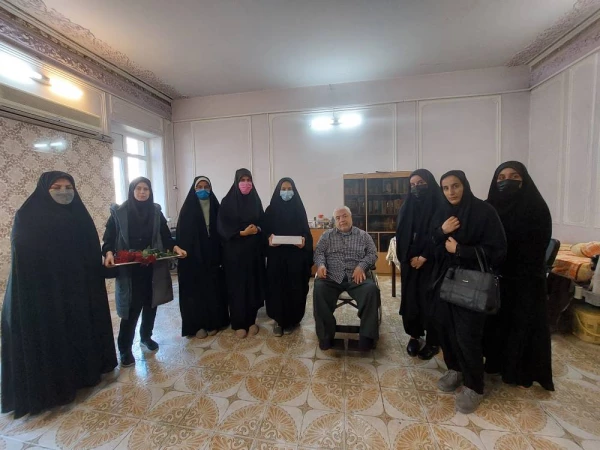 دیدار مسئولین و دانشجویان پردیس نسیبه با جانبازان معظم و معزز آسایشگاه جانبازان  4