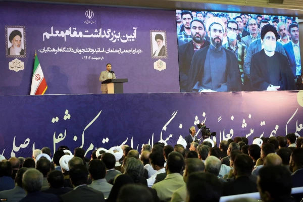 مراسم گرامیداشت مقام معلم با حضور رئیس جمهور در دانشگاه فرهنگیان 2