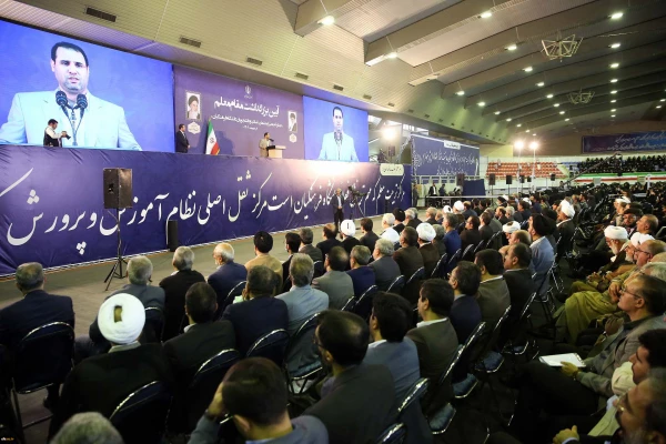 مراسم گرامیداشت مقام معلم با حضور رئیس جمهور در دانشگاه فرهنگیان 2