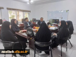 بازدید ناظر محترم معاونت فرهنگی و اجتماعی از واحد فرهنگی پردیس نسیبه  2