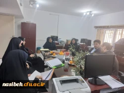 بازدید ناظر محترم معاونت فرهنگی و اجتماعی از واحد فرهنگی پردیس نسیبه  3