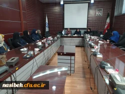 اولین جلسه سال تحصیلی جدید ریاست پردیس نسیبه با سه حوزه آموزش ، پژوهش ، فرهنگی 2