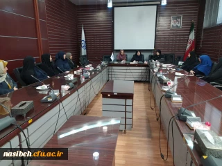 اولین نشست سرپرست پردیس نسیبه با سه حوزه آموزش ، پژوهش و فرهنگی در سال تحصیلی جدید 03 ـ1402