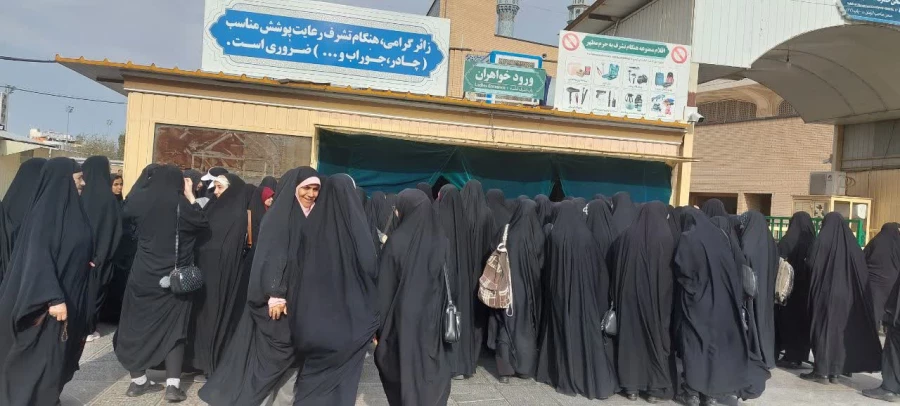 حضور دانشجومعلمان پردیس نسیبه تهران در اجتماع دانشجویان سراسر کشور به مناسبت جشن ورود حضرت معصومه (س) به شهر مقدس قم  2