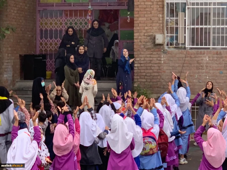 برگزاری اردوی جهادی به مناسبت روز دانش آموز در مدرسه ی صبح رویش وابسته به کودکان کار  3