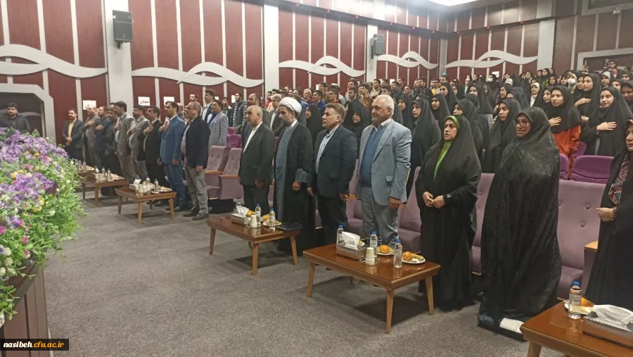 برگزاری آئین استقبال از نودانشجومعلمان سال تحصیلی ۱۴۰3 _۱۴۰2  9