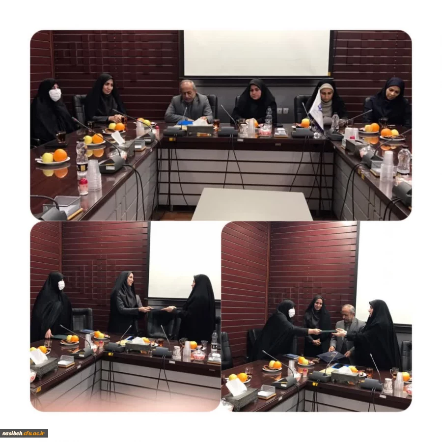 برگزاری مراسم تودیع و معارفه کارشناس مسئول حراست پردیس نسیبه 2