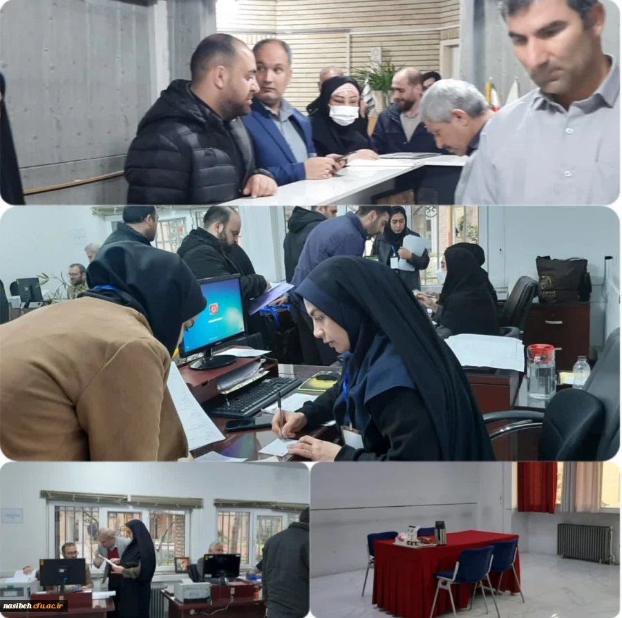 برگزاری دومین روز از مصاحبه آزمون استخدامی کل کشور در پردیس نسیبه 2