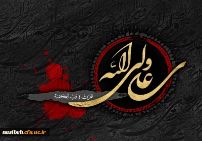 شهادت مولای متقیان حضرت امیرالمومنین علی علیه السلام تسلیت باد