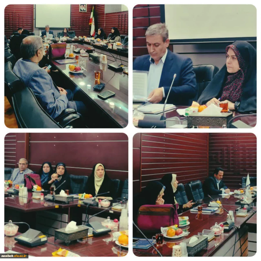 بازدید مدیریت امور مدارس وابسته و کارورزی سازمان مرکزی از روند اجرایی برنامه کارورزی از پردیس نسیبه 2