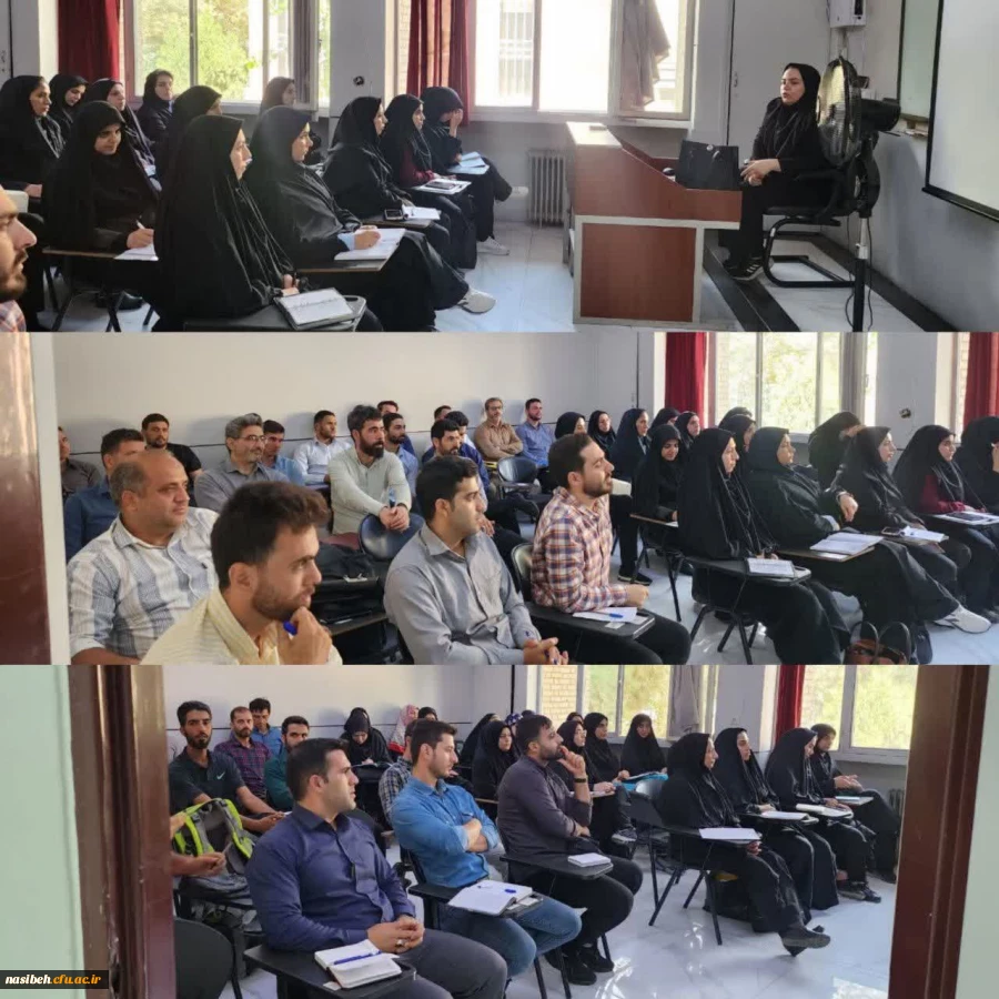 برگزاری کلاس های پودمان ۱ رشته تربیت بدنی در پردیس نسیبه  2