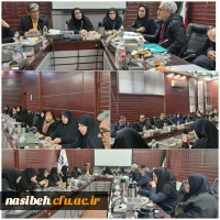 بازدید ناظر استان تهران ازفضای آشپزخانه ، سلف، انبار پردیس نسیبه تهران 2