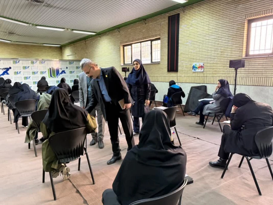 بازدید معاونت آموزشی دانشگاه فرهنگیان از روند برگزاری امتحانات نیمسال اول تحصیلی 1403 پردیس نسیبه 5