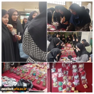 برپایی غرفه های دست ساز دانشجو معلمان پردیس نسیبه به مناسبت فرا رسیدن ایام ماه مبارک رمضان و تقارن با عید نوروز 