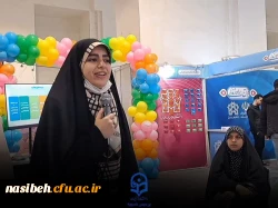 بازدید دانشجو معلمانپردیس از غرفه دانشگاه فرهنگیان در نمایشگاه بین المللی قرآن 8